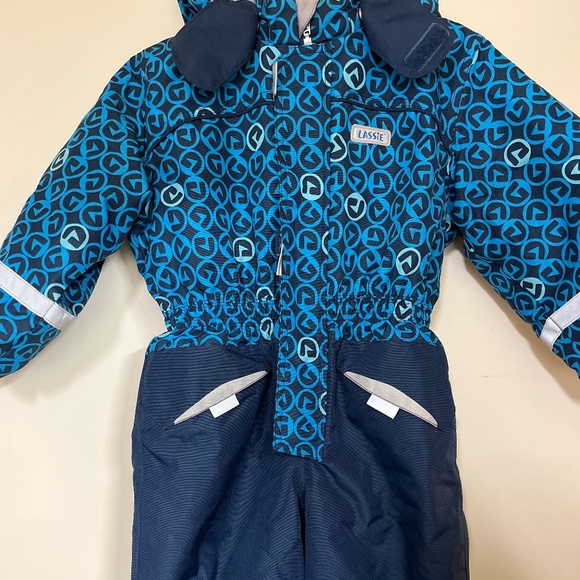 Lassie Kids Waterproof Snowsuit, navy, size 4T - Picture 2 of 4